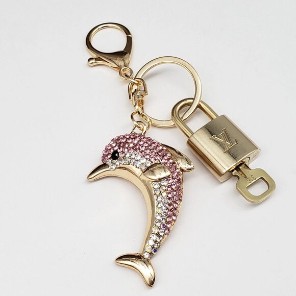 Authentic Louis Vuitton Lock & Key with unbranded Dolphine Bagcharm, Keycharm - Picture 7 of 7